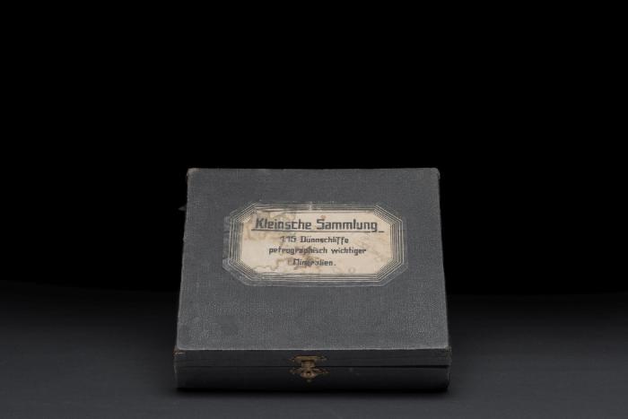 Kleinsche Sammlung 115 Dünnschliffe petrographisch wichtiger Mineralien