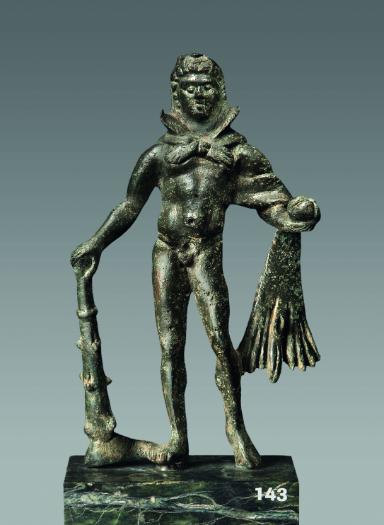 Bronzestatuette: Herakles
