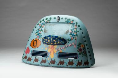 "VW 1300" - bemalte VW Käfer-Motorhaube