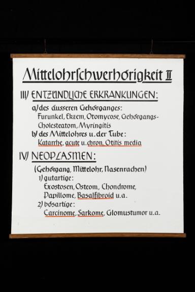 Mittelohrschwerhörigkeit II