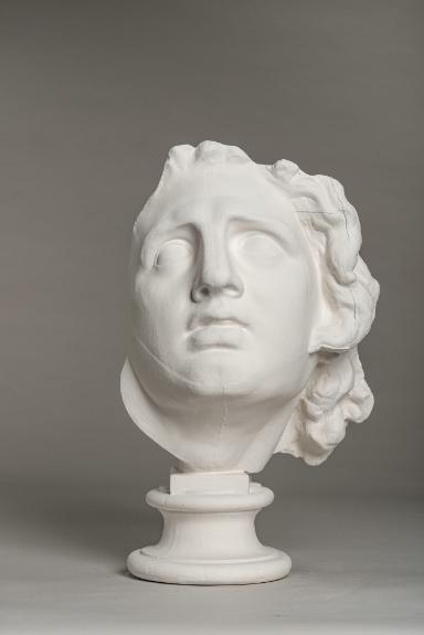 Kopf eines auftauchenden Tritonen, sog. sterbender Alexander