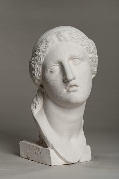 Büstenausschnitt der Niobestatue aus der Gruppe der sog. Niobiden