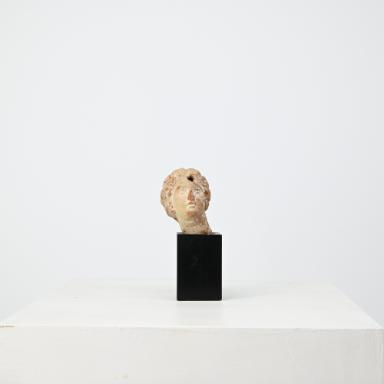 Figurine: Frauenkopf mit Melonenfrisur