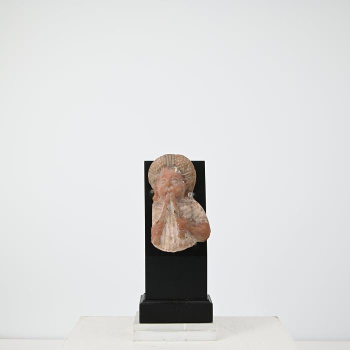 Figurine: Musiker mit Doppelflöte
