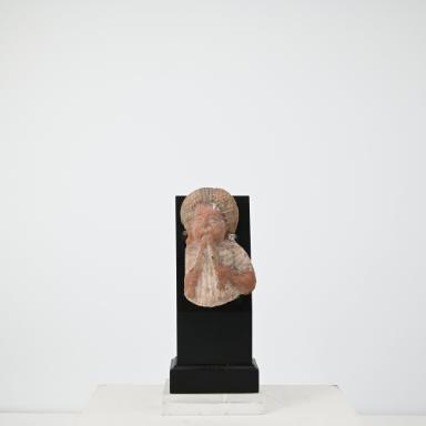 Figurine: Musiker mit Doppelflöte
