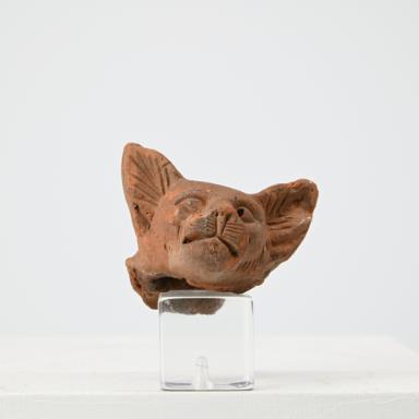 Figurine: Kopf einer Katze