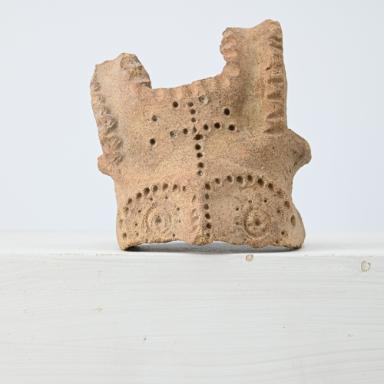 Figurine: Kopf eines Ziegenbocks (?)