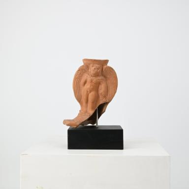 Figurine: Herakles mit Flügeln und Hörnern