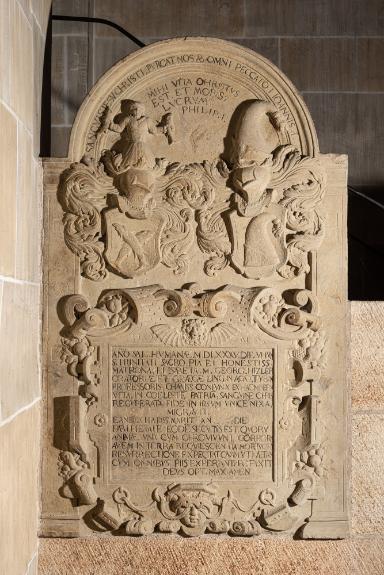 Epitaph für Georg Hizler und Ehefrau Elizabeth