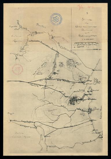 I. Skizze der Ostafrikanischen Bahnen und Bahnprojekte