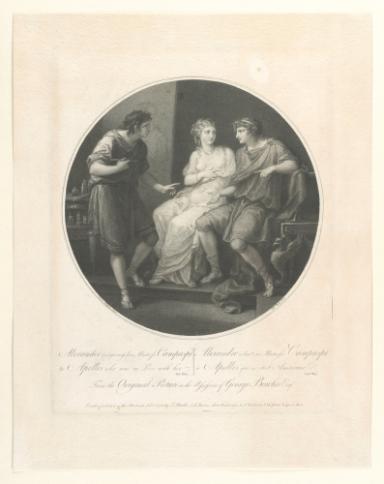 Alexander der Große tritt Apelles die Kampaspe ab
