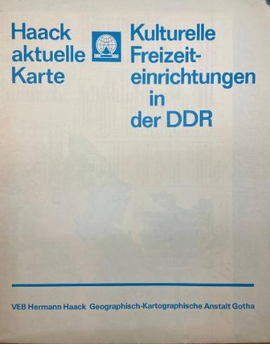 Karte: Kulturelle Freizeiteinrichtungen in der DDR