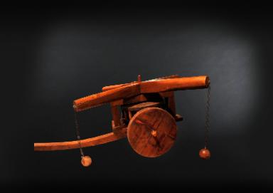 Streitwagen mit Morgensternkarussell