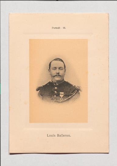 Louis Balleron aus Adolph Goldbergs Porträt-Sammlung hervorragender Flöten-Virtuosen, Dilettanten und Komponisten