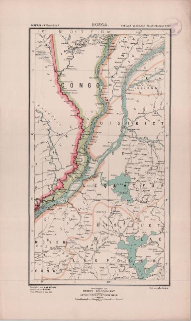 Grosser Deutscher Kolonialatlas No. 8d.: Bonga